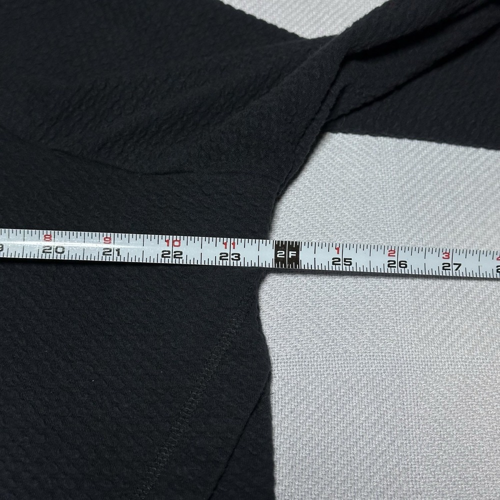IBKUL‎ Popcorn Stitch Asymmetrical Zip Pullover Womens 2XL Mock Neck Athleisure - Picture 8 of 11